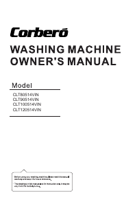 Handleiding Corberó CLT100514VIN Wasmachine