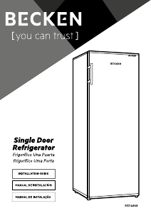 Manual Becken BSD4868 Refrigerator