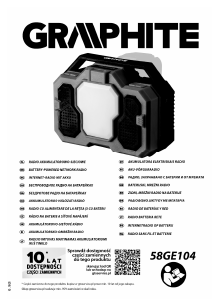 Rokasgrāmata Graphite 58GE104 Radioaparāts