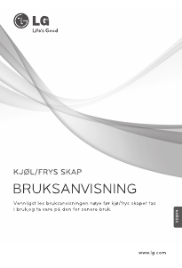 Bruksanvisning LG GB5135SWCW Kjøle-fryseskap