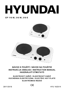 Návod Hyundai EP 110 W Pánt