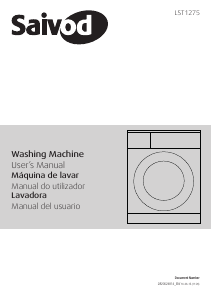 Manual Saivod LST 1275 Máquina de lavar roupa