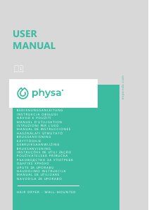 Käyttöohje Physa PHY-HD_03 Hiustenkuivain