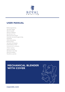 Manual Royal Catering RCBL-25MNC Blender