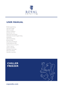 Manual Royal Catering RCLK-F380G Congelador