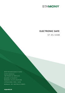Bedienungsanleitung Stamony ST-ES-500B Safe