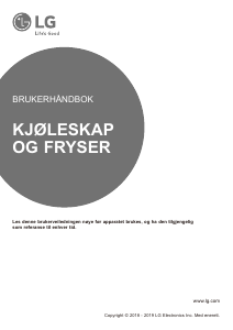 Bruksanvisning LG GMJ936NSHV Kjøle-fryseskap