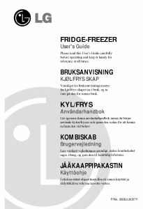 Bruksanvisning LG GR-B218JSAA Kjøle-fryseskap
