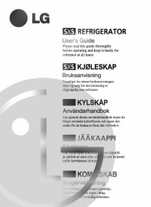 Bruksanvisning LG GR-P207NSU Kjøle-fryseskap