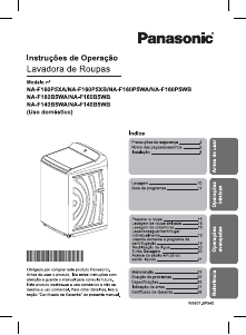 Manual Panasonic NA-F160B5WB Máquina de lavar roupa
