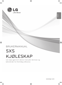 Bruksanvisning LG GW-L227HVYZ Kjøle-fryseskap