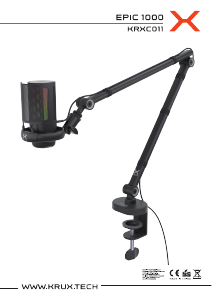 Manual Krux KRXC011 Epic 1000 Microphone