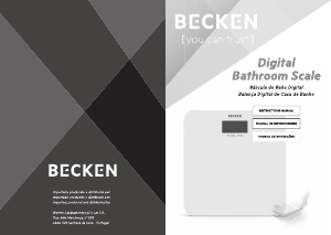 Manual Becken BBS-3054 Scale