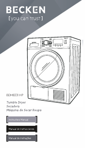 Manual Becken BDM8331 HP Dryer