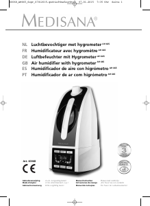 Bruksanvisning Medisana AH 665 Luftfuktare