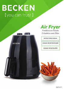 Manual de uso Becken BAF5437 Freidora