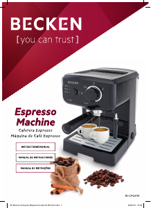 Bruksanvisning Becken BECM2493 Espressomaskin