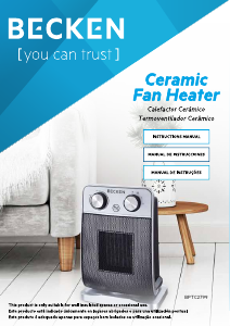 Manual de uso Becken BPTC2799 Calefactor
