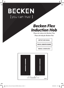 Manual de uso Becken BIH3302 Placa