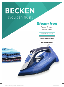 Manual de uso Becken BSI-3860 Plancha