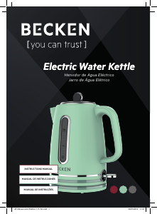Bruksanvisning Becken BWK4607 Vattenkokare