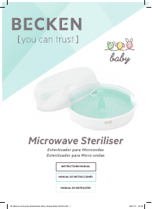 Bruksanvisning Becken BMS-3016 Sterilisator