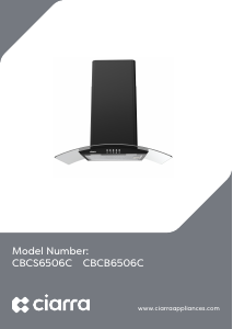 Mode d’emploi Ciarra CBCB6506C Hotte aspirante