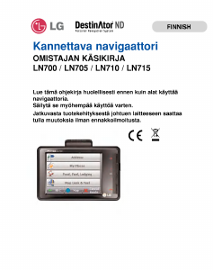 Käyttöohje LG LN705 Autonavigaattori