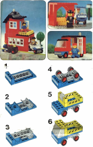 Mode d’emploi Lego set 1620 Town Chocolat usine