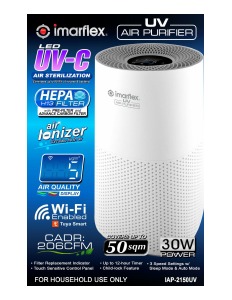 Manual Imarflex IAP-2150UV Air Purifier