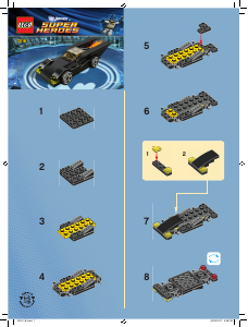 Manuale Lego set 30161 Super Heroes Batmobile
