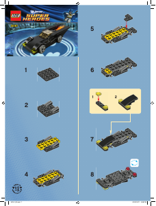 Посібник Lego set 30161 Super Heroes Batmobile