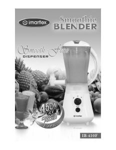Bruksanvisning Imarflex IB-450F Blender