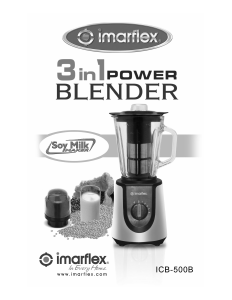 Bruksanvisning Imarflex ICB-500B Blender