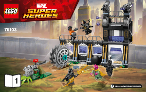 Instrukcja Lego set 76103 Super Heroes Atak Corvusa Glaive'a