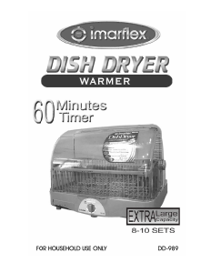 Handleiding Imarflex DD-989 Vaatdroger