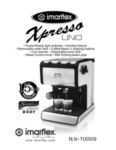 Handleiding Imarflex IES-1000S Espresso-apparaat