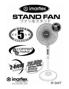 Manual Imarflex IF-344T Fan