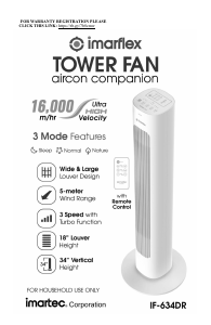 Manual Imarflex IF-634DR Fan