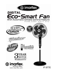 Manual Imarflex IF-977E Fan