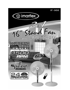 Manual Imarflex IF-988 Fan