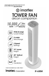Manual Imarflex IF-630M Fan