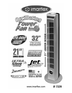 Manual Imarflex IF-732R Fan