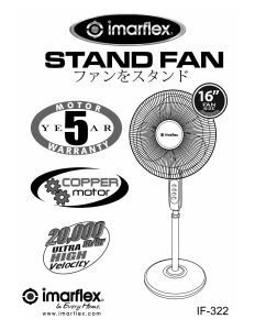 Manual Imarflex IF-322 Fan