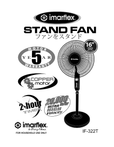 Manual Imarflex IF-322T Fan