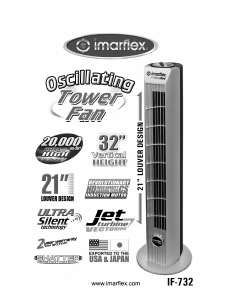 Manual Imarflex IF-732 Fan