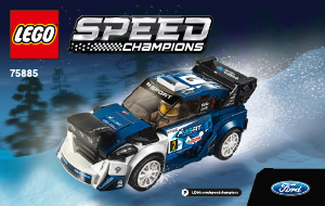 Manual Lego set 75885 Speed Champions Ford Fiesta M-Sport WRC