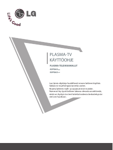 Käyttöohje LG 42PG6300 Plasmatelevisio