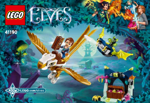 Kullanım kılavuzu Lego set 41190 Elves Emily Jones ve Kartal Kaçışı