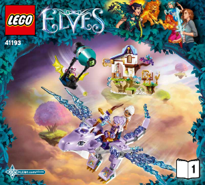 Kullanım kılavuzu Lego set 41193 Elves Aira ve Rüzgar Ejderhasının Şarkısı